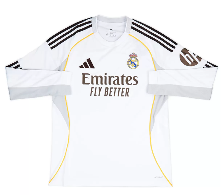 Real Madrid Hemmatröja Långärmad 2025/26