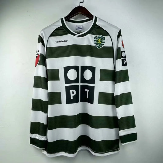 Sporting Lisbon Hemmatröja Långärmad 2001/03