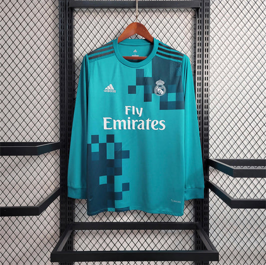 Real Madrids Tredjetröja Långärmad Retro 2017/18