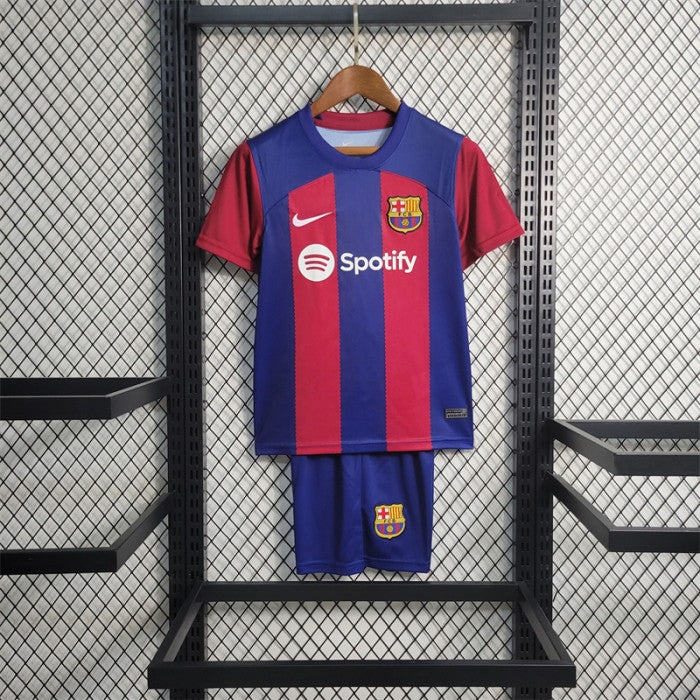 Barcelona Home Shirt 2023/24 Kids Size