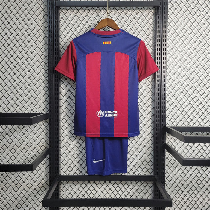 Barcelona Home Shirt 2023/24 Kids Size