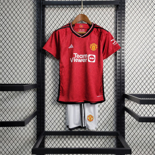 Manchester United Home Shirt Kids Size 2023/24