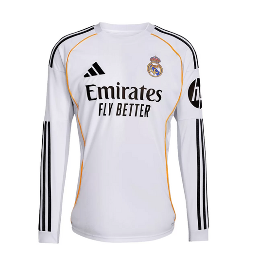 Real Madrid Hemmatröja Långärmad 2025/26